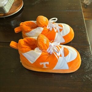 Youth Orange and White Tennessee Slippers